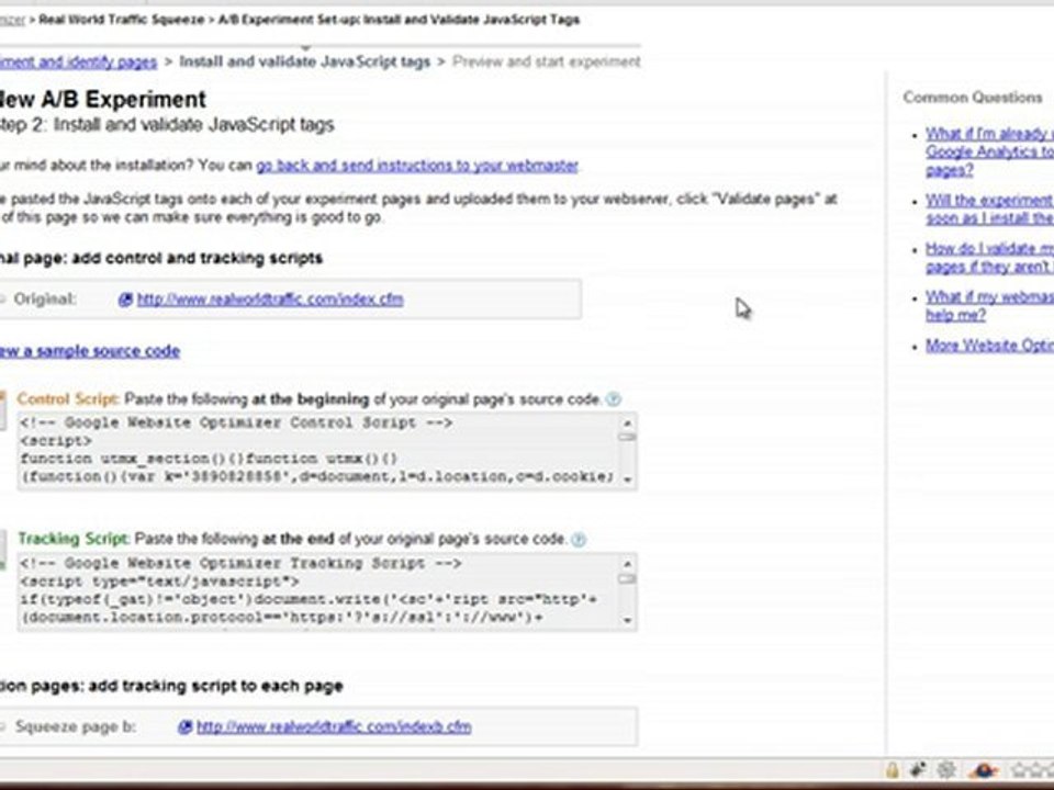 How To Use Google Website Optimizer