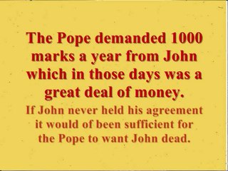 King John was Murdered by the Roman Church