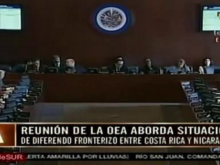 OEA discute sofre diferendo pese a la ausencia de Nicaragua y el rechazo de Venezuela