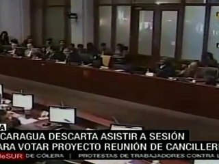 Nicaragua no asistirá a sesión OEA para analizar convocatoria de cancilleres