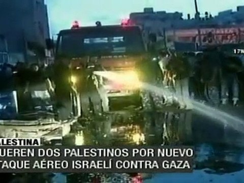 Mueren dos palestinos por ataque aéreo israelí contra Gaza