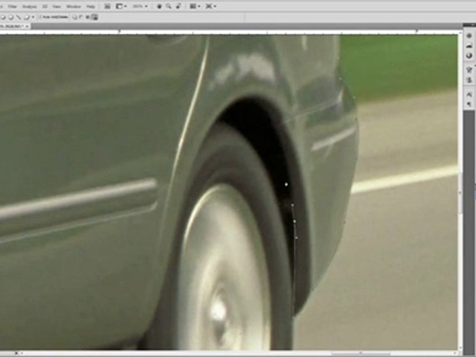 Car color change in Photoshop