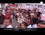 Protests in Sri Lanka over rising prices... - no comment