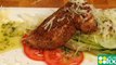 Grilled Romaine Salad with Blackened Tuna