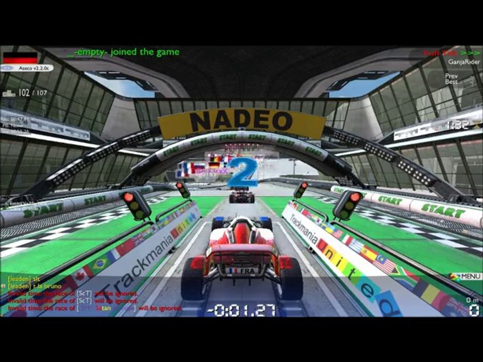 video delire avec des fous sur track mania