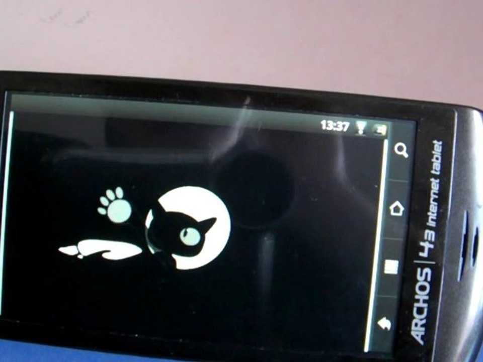 Teasing support Flash Archos 43 IT Froyo