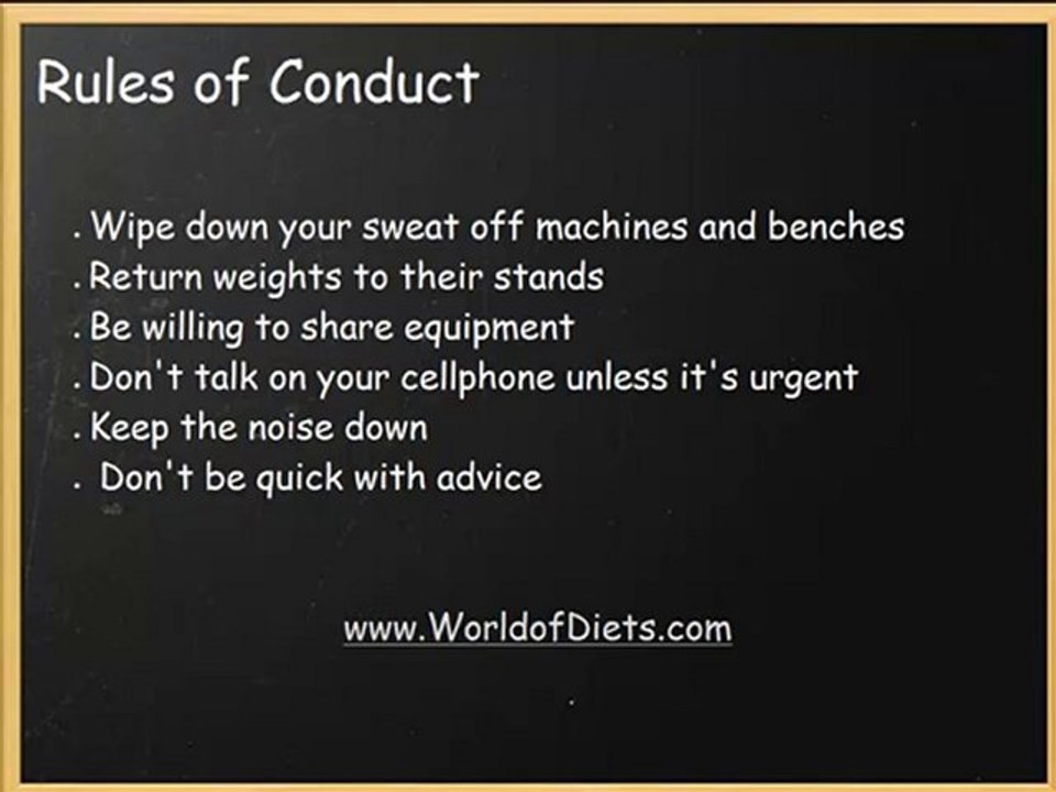Gym Etiquette Tips