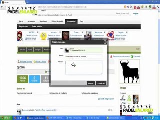 Tienda padel en Sevilla-Padelenlared-Mensajes