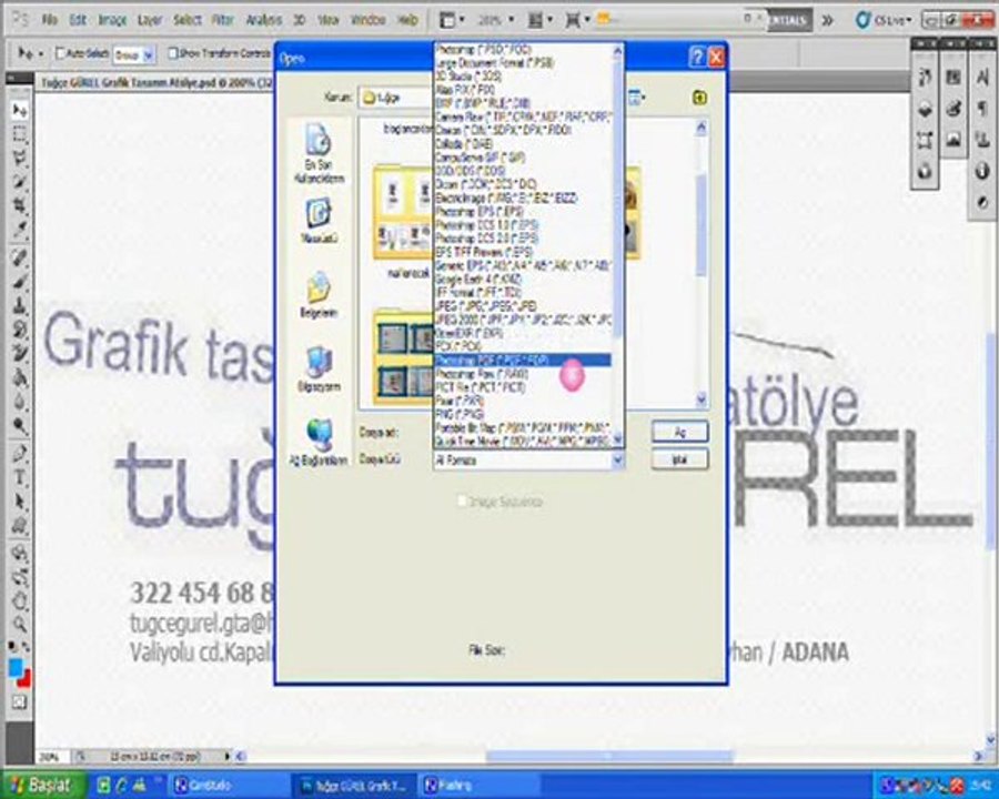Tuğçe GÜREL Photoshop Dersi Tutorial 2