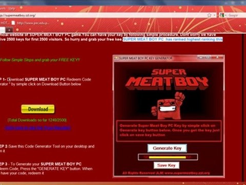 FREE SUPER MEAT BOY PC KEYS 100% WORKING
