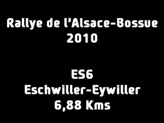 ES6 Rallye de l'Alsace-Bossue 2010 (Eschwiller-Eywiller)