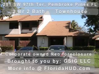 Video Walk Through of 251 SW 97th Ter, Pembroke Pines ...