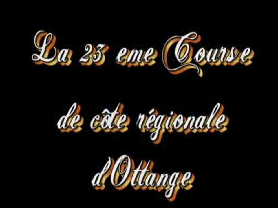 Course de Cote Ottange 2007