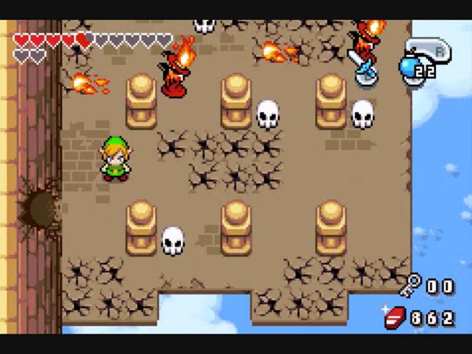 Zelda the minish cap 25) Deuxième partie du donjon du vent