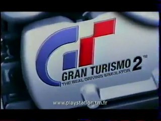Publicité Gran Turismio2 Playstation 2000