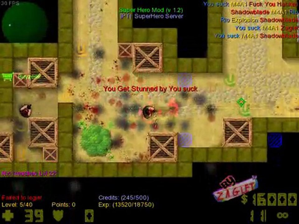 Counter Strike 2D On Line [Game Play] - Vid 3/6-Enfin !!!