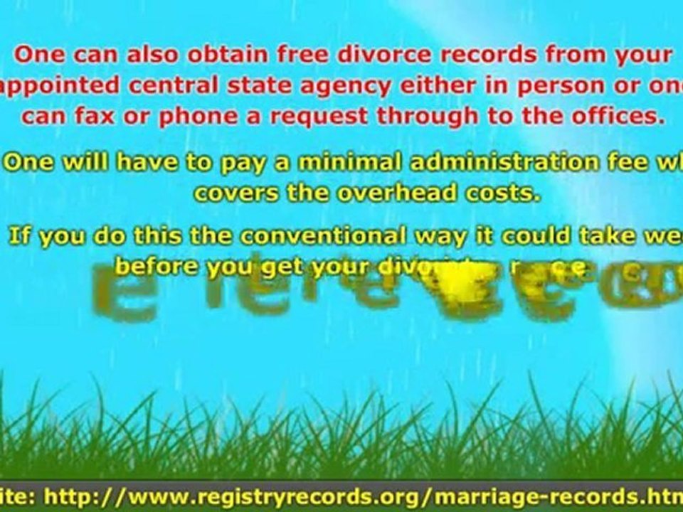 Getting Your To-Be Spouse's Divorce Records