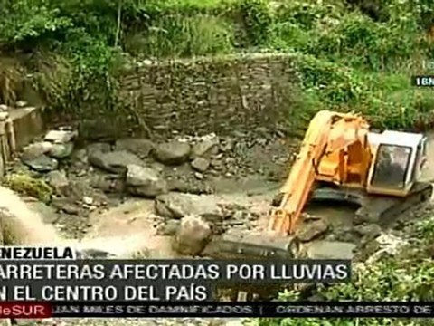 Lluvias en Venezuela afectan carreteras