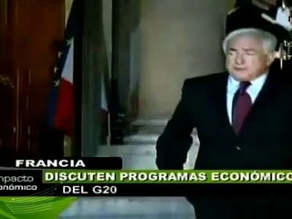 Francia y FMI discuten programas económicos del G20
