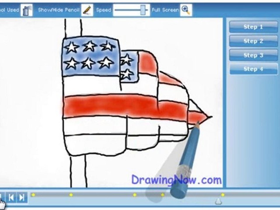 How to draw a flag
