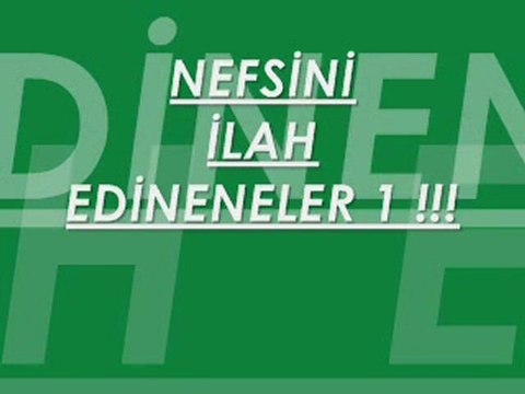 Timurtaş Uçar Hoca Efendi | Nefsini İlah Edinenler !
