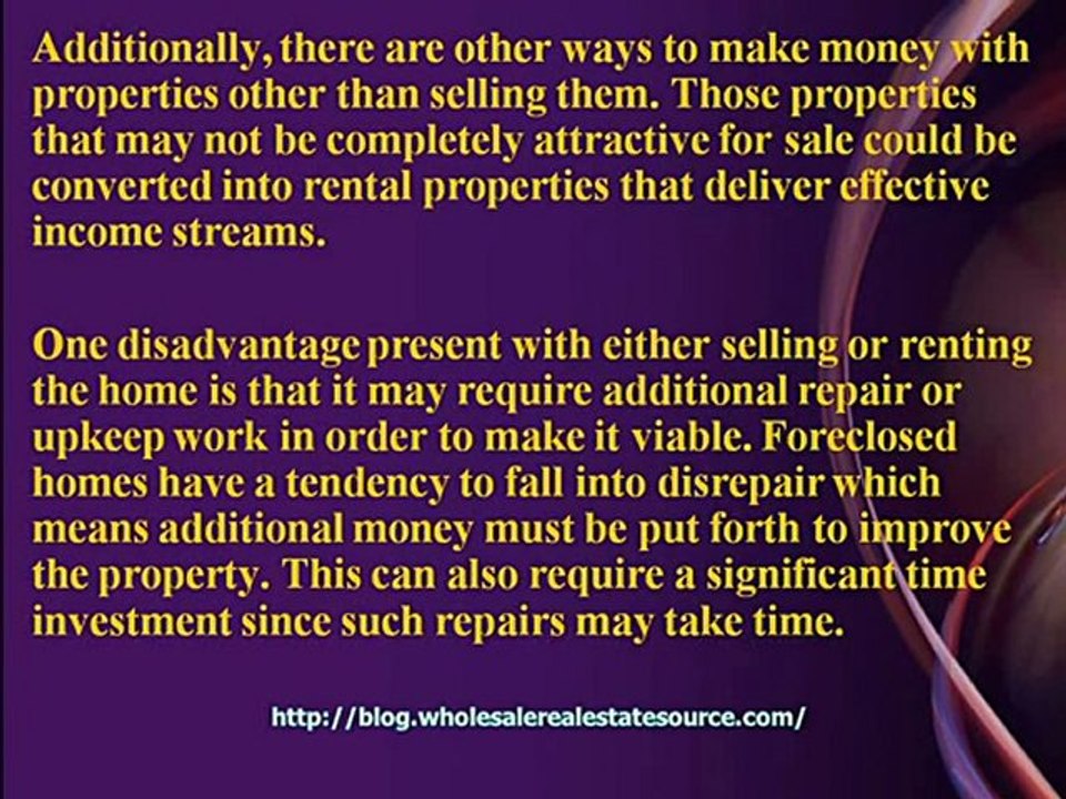 The Advantages and Disadvantages of Buying REO’s in Bulk