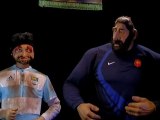 Sébastien Chabal Guignols Avant l'Argentine en 2010