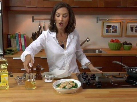 Seared Scallops on Wilted Spinach