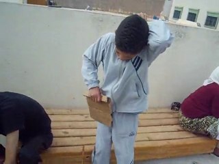 Khalil breaks off the horns of the Ram