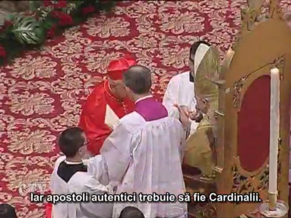 Benedict al XVI-lea: Puterea este slujire în Biserică
