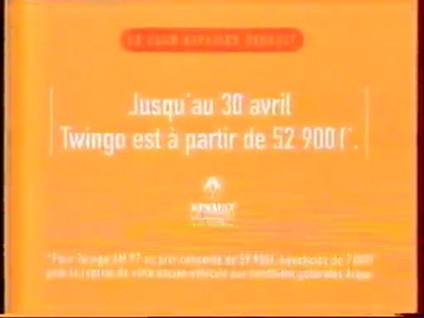 Publicité Renault Twingo 1997