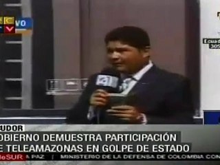 Rafael Correa muestra participación de Teleamazonas en inte