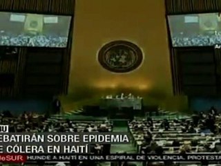 ONU debatirá sobre epidemia de cólera en Haití