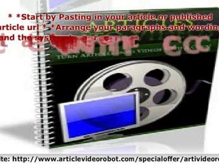 Converting Articles Into Video Has Never Been Easier!