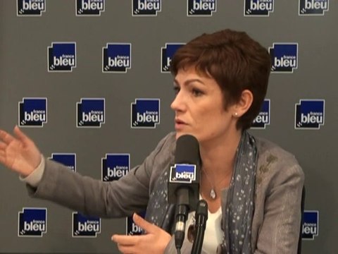 Chantal Jouanno à Stade Bleu avec Jacques Vendroux