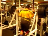 carlos 1 rep max day 1st heavy set 545 pounds legs