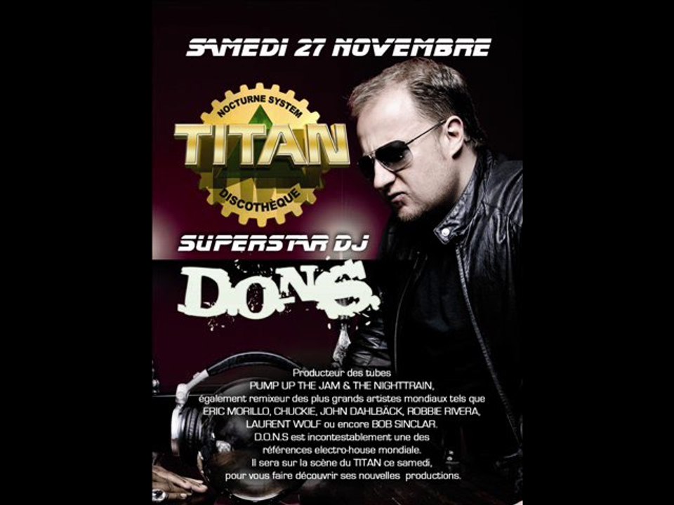 DONS @ TITAN - SAMEDI 27 NOVEMBRE 2010