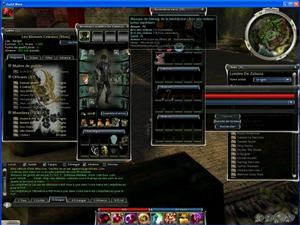 Armure et armes requises pour faire le T2/T3/T4 pour Tway