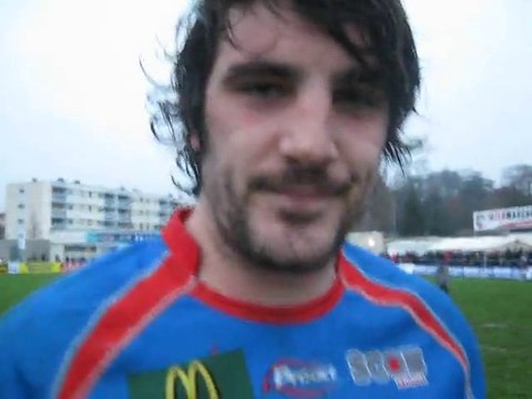 Rugby - Reaction croisé Valdant - Dernard apres USB - Macon