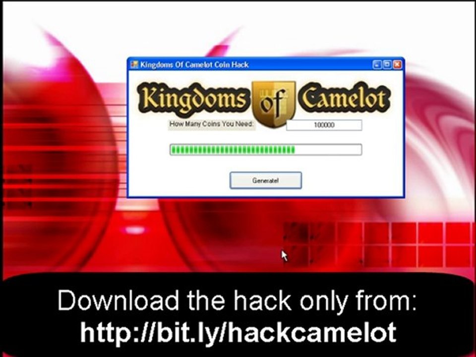 Kingdoms Of Camelot  HACK/CHEAT Coins FACEBOOK