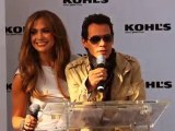 Jennifer Lopez and Marc Anthony BTS video at the London West