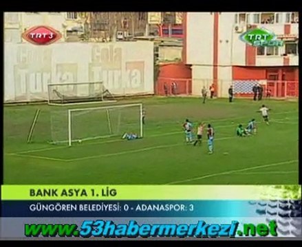 Güngören Belediyespor: 0 - Adanaspor: 3