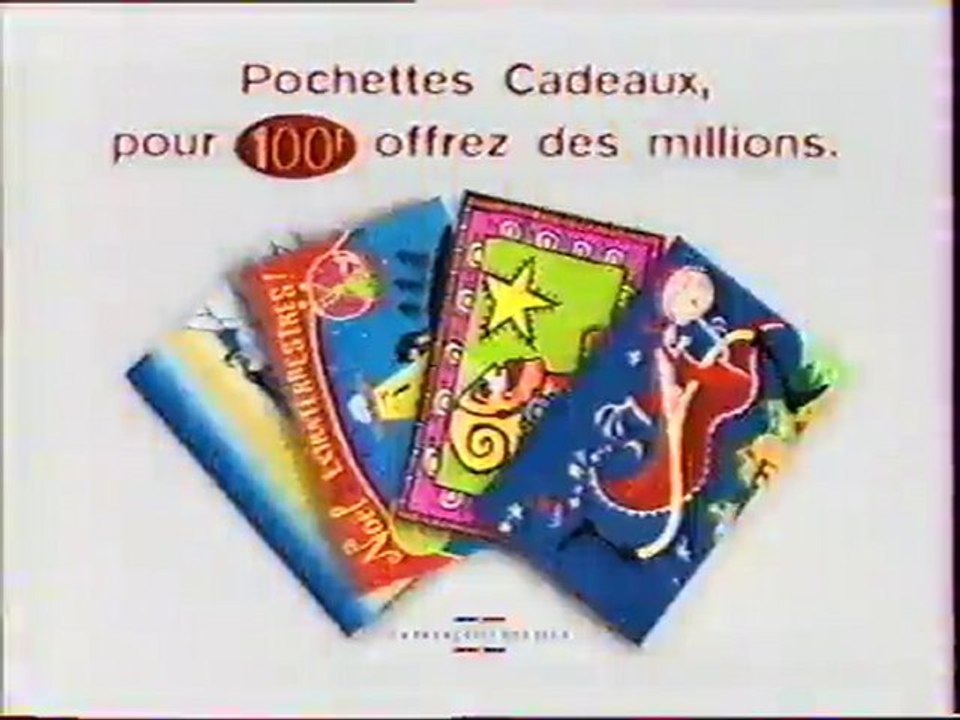 Publicité Pochettes Cadeaux Francais des jeux 1997