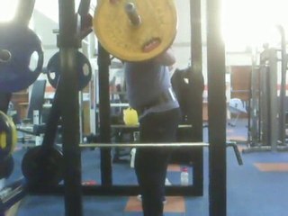 150kg squat. Not deep enough.