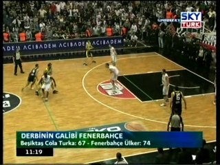 Derbinin Galibi Fenerbahçe