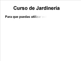 Jardineria - Jardineria Curso - Curso Jardineria