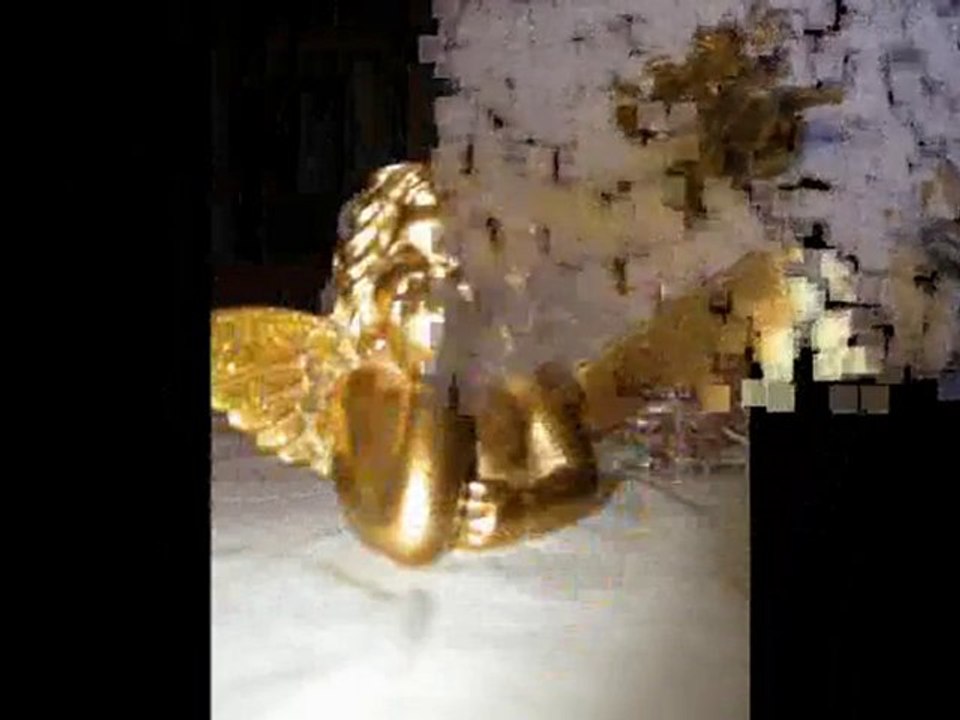 Décoration de table Ange et Or