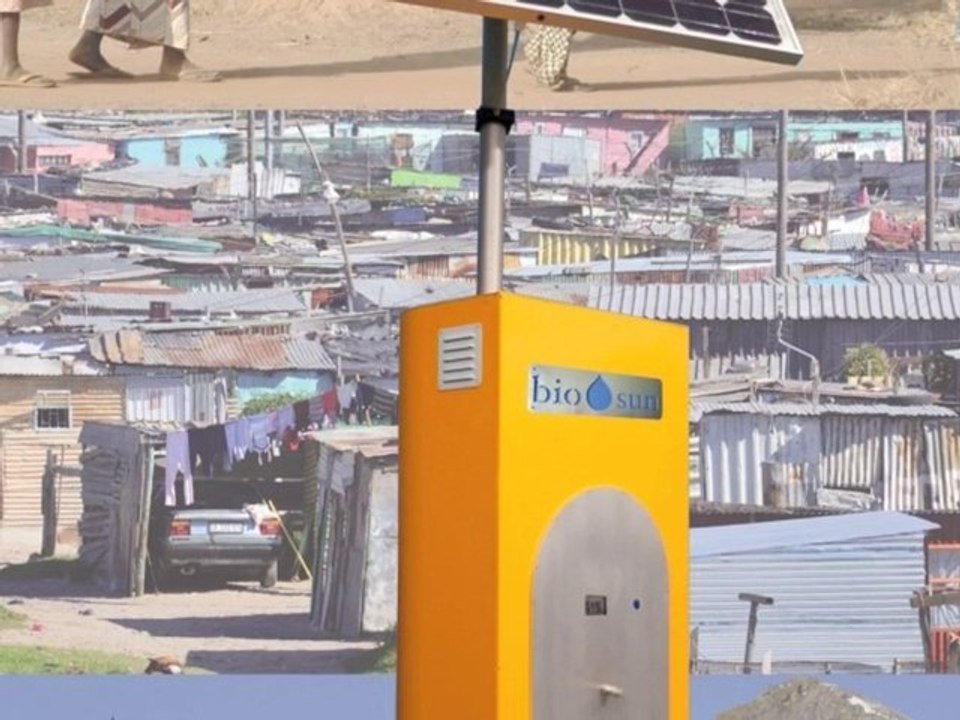 BIO-SUN, la borne d'eau potable photovoltaïque sur Europe1