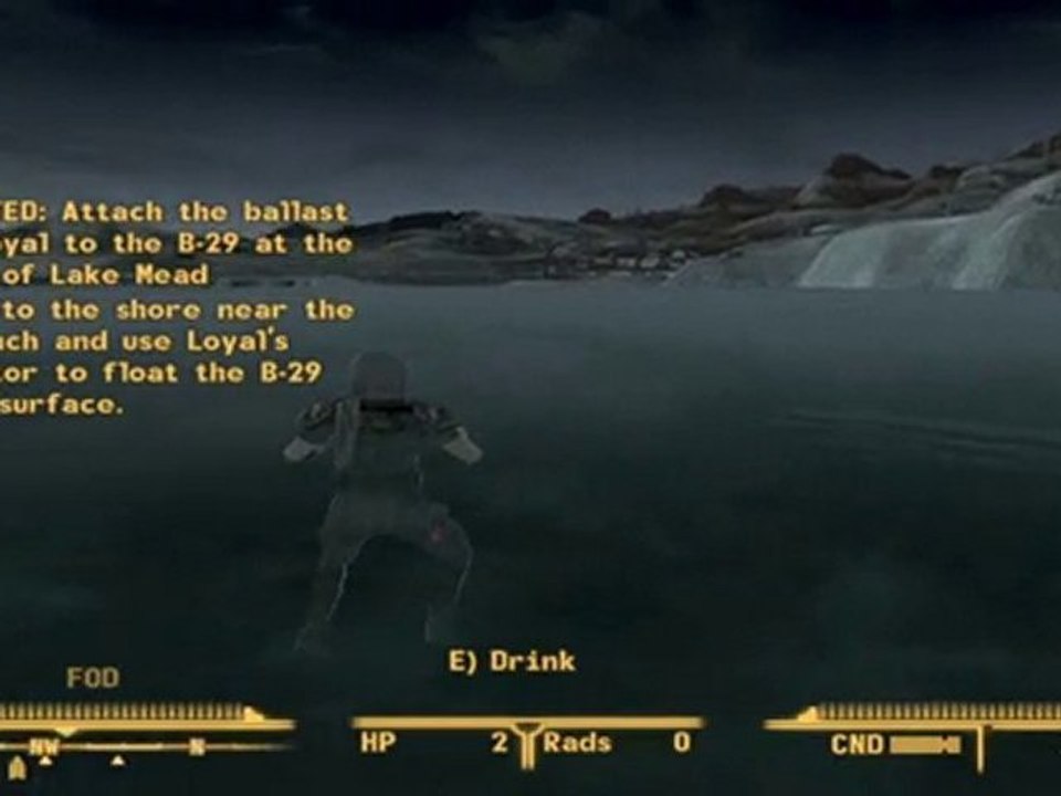 Fallout: New Vegas Find the Crashed B-29