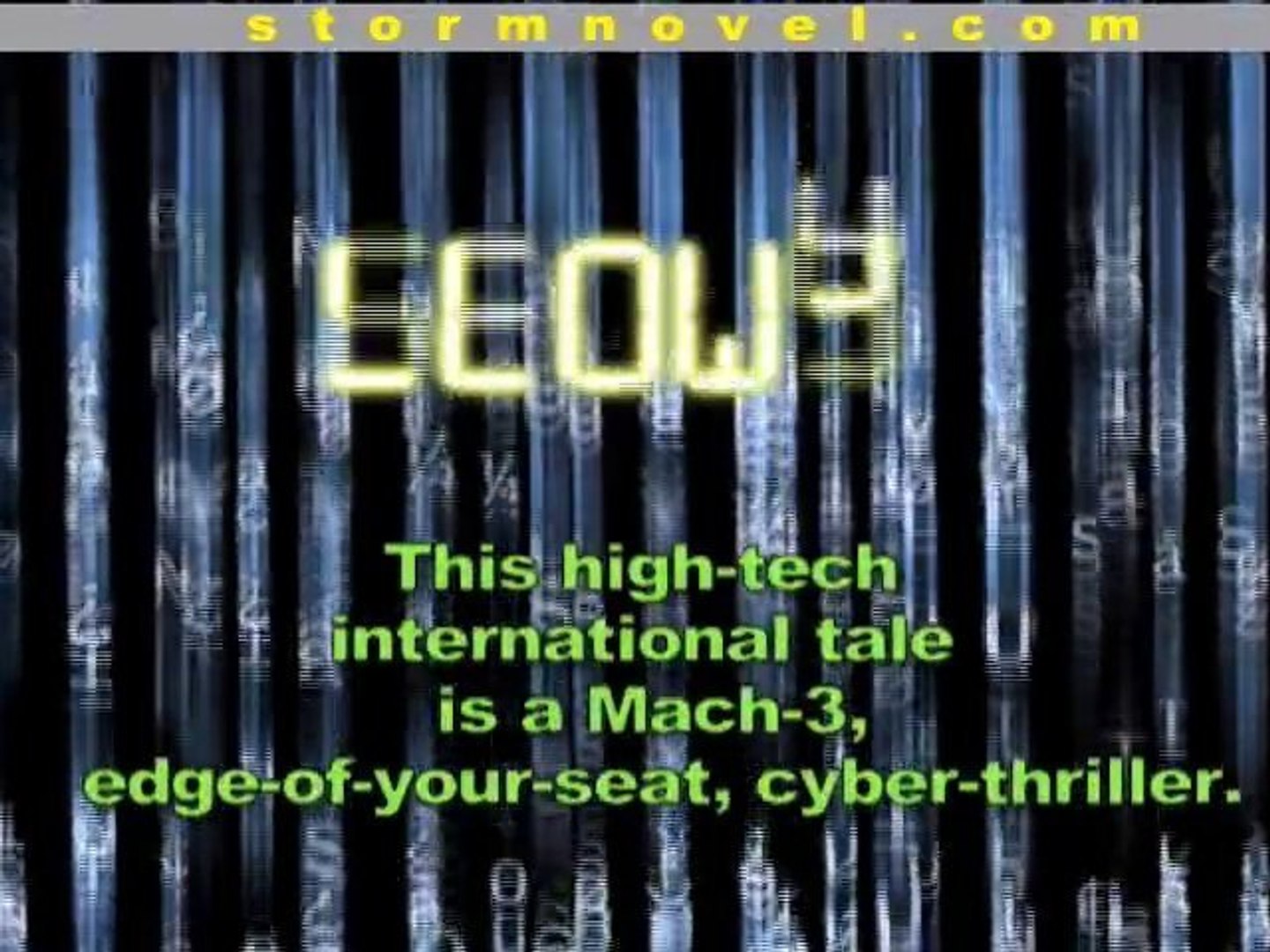 New Crime Thriller Book - STORM by Dave Pearson